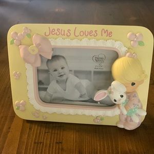Precious Moments “Jesus Loves Me” picture frame.